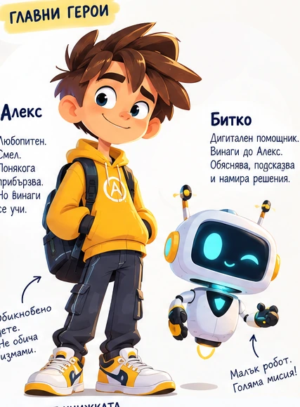 Алекс и дигиталният помощник Битко
